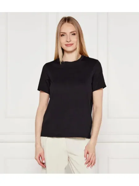 BOSS BLACK Tricou Ecosa | Relaxed fit negru