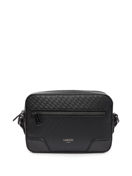 Geantă crossbody Lancel cu autograf negru