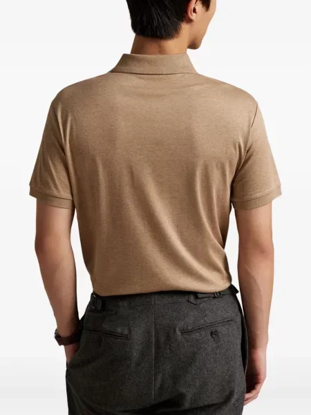 Polo Polo Ralph Lauren cu imagine de lână de costum verde