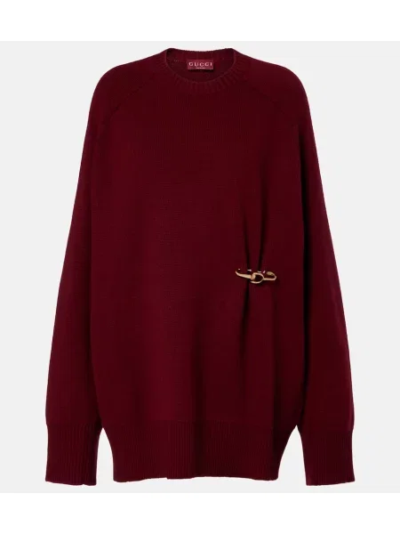 Pulover Gucci de lână bordo