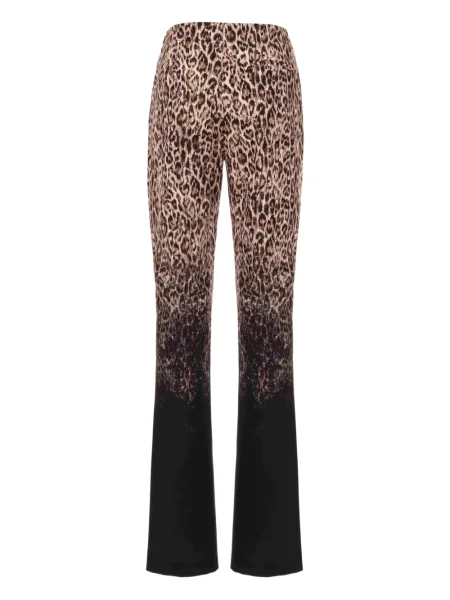 Pantaloni Just Cavalli cu imagine cu model leopard maro