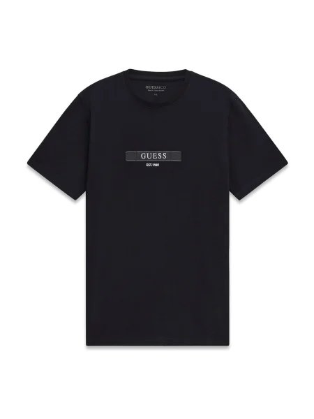 GUESS Tricou / alb negru