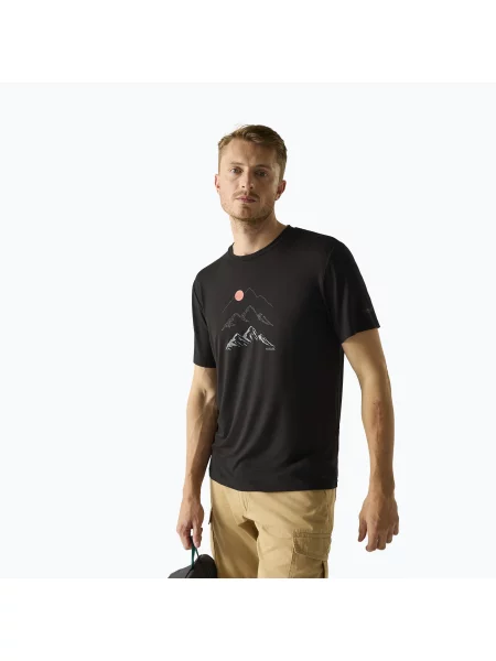 Стрейчевая футболка Regatta черная