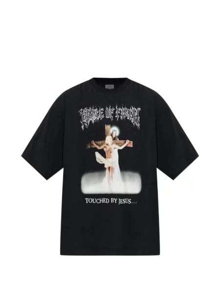 Tricou Vetements cu imagine negru
