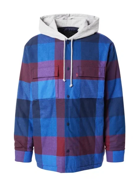 LEVI'S Prehodna jakna JACK WORKER indigo rdeča