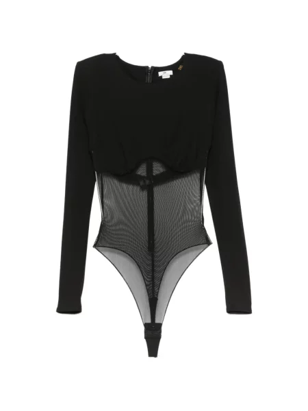 Body Elisabetta Franchi plasă negru