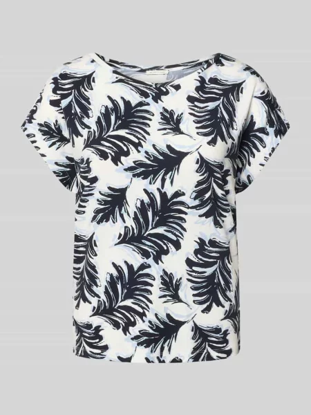 Męski t-shirt o kroju regular fit z mieszanki Tom Tailor