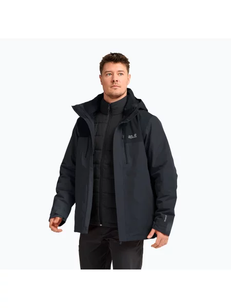 Geacă pentru bărbați Jack Wolfskin Jasper Pro phantom