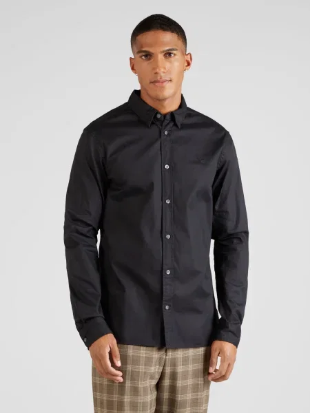 AllSaints Cămașă HAWTHORNE' negru