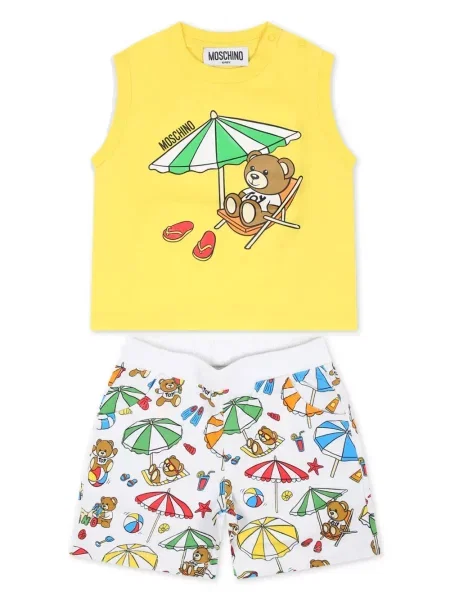 Szorty dziecięce Moschino żółte