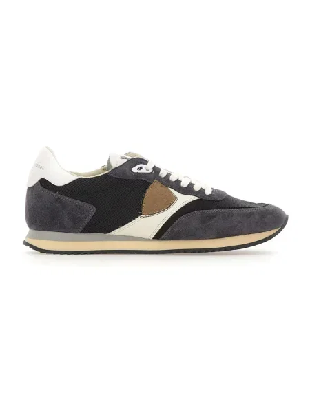 Sneakersy Philippe Model skórzane niebieskie