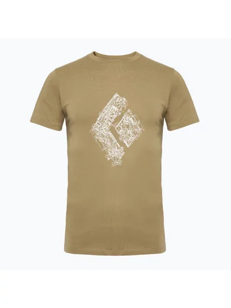 Koszulka Black Diamond Equipmnt For Alpinist SS Tee mushroom brązowa