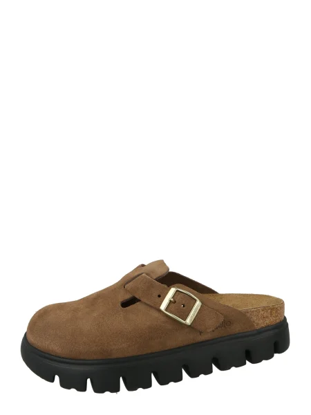 BIRKENSTOCK Saboți Boston ombră maro