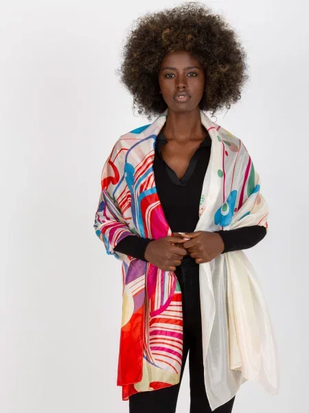 Šal Fashionhunters elegantan žuta