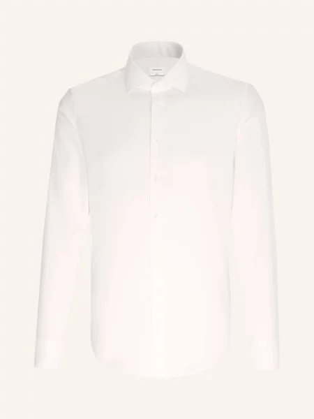 Seidensticker Koszula Biznesowa Koszula Oxfordzka O Kroju Slim Fit weiss biała