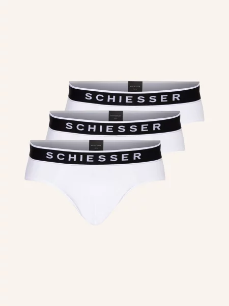 Schiesser Slipy V Balení bílá