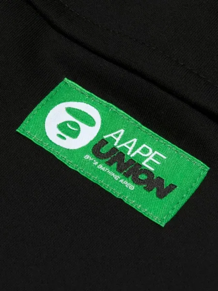 Σορτς Aape By *a Bathing Ape® με απλικέ μαύρο