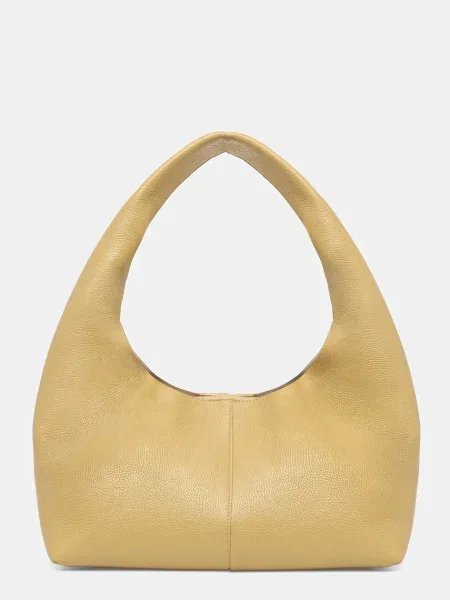 Geantă Liviana Conti din piele galben