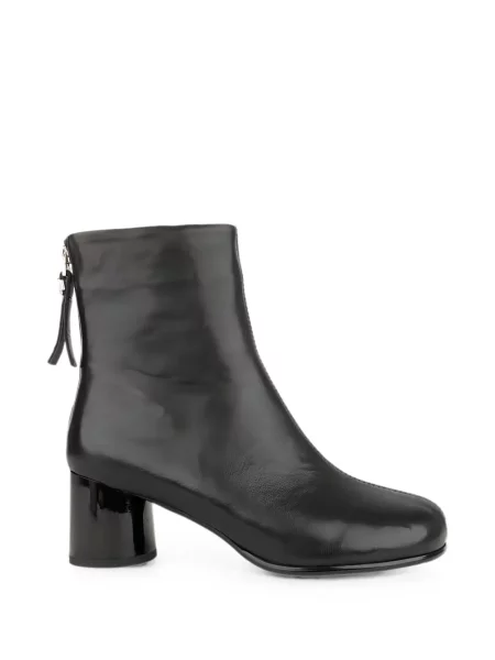 Cizme scurte Linda Baumann din piele negru
