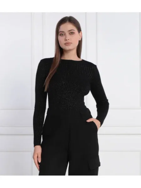 Silvian Heach Pulover cu adaos de lână negru