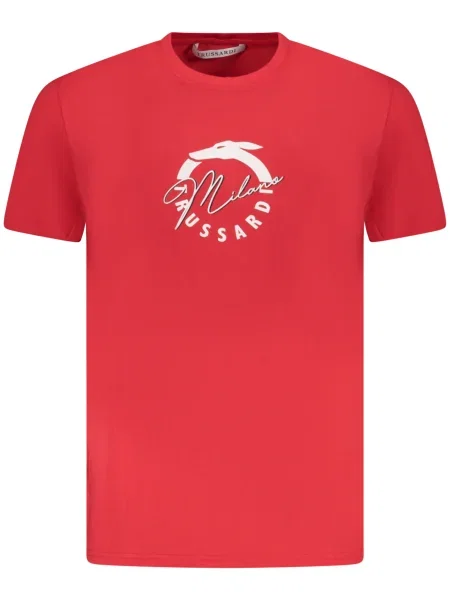 Къс тениска Trussardi червено