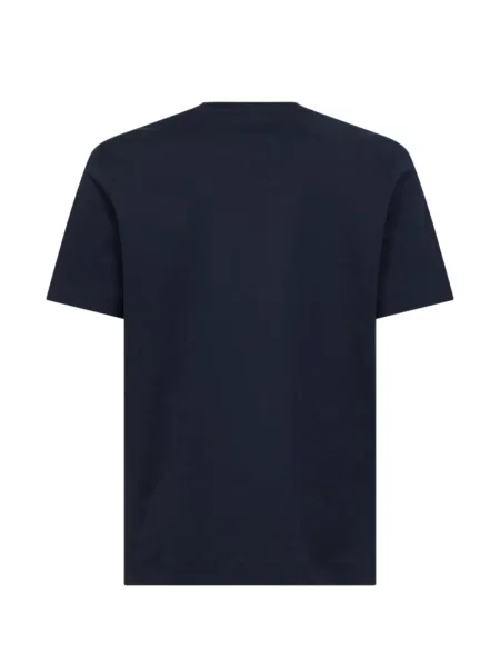 Tricou D4.0 cu decolteu rotund albastru