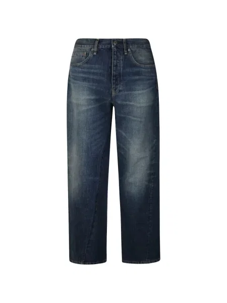 Дънки Sunflower дизайн с пет джоба синьо