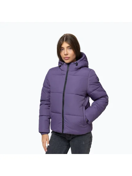 Geacă de iarnă pentru femei Pitbull Vista Quilted Hooded dusty grape