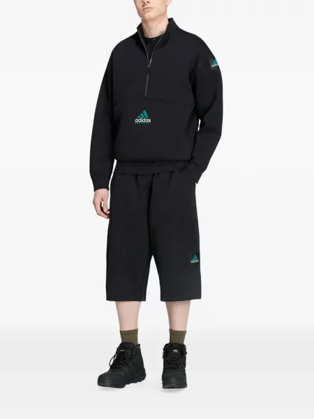 Tricou Adidas cu model camuflaj alergare din dantelă negru