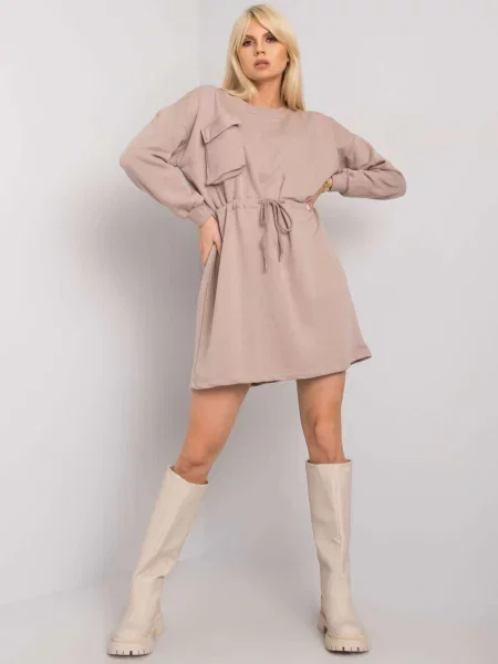 Rochie Fashionhunters de costum bej