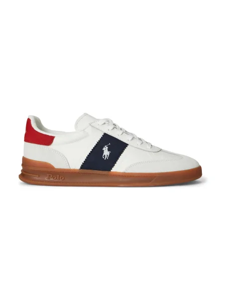 Sneakerși Polo Ralph Lauren alb