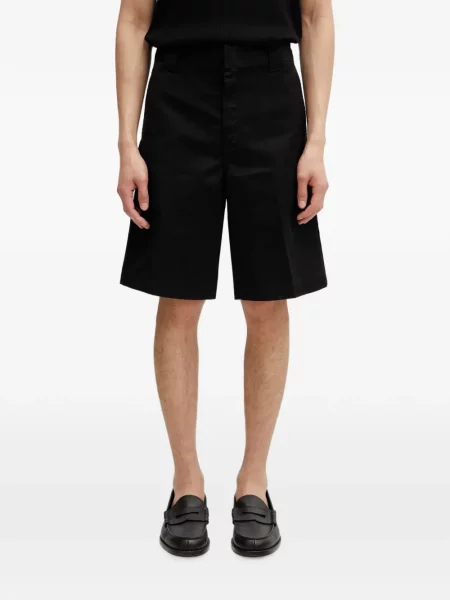 Pantaloni scurți Carhartt Wip cu autograf negru