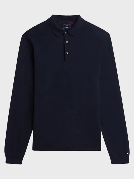 Шерстяной свитер Tommy Hilfiger синий