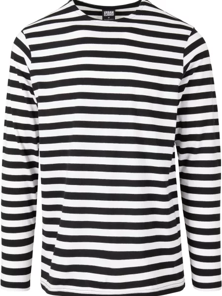 Urban Classics Tricou negru alb