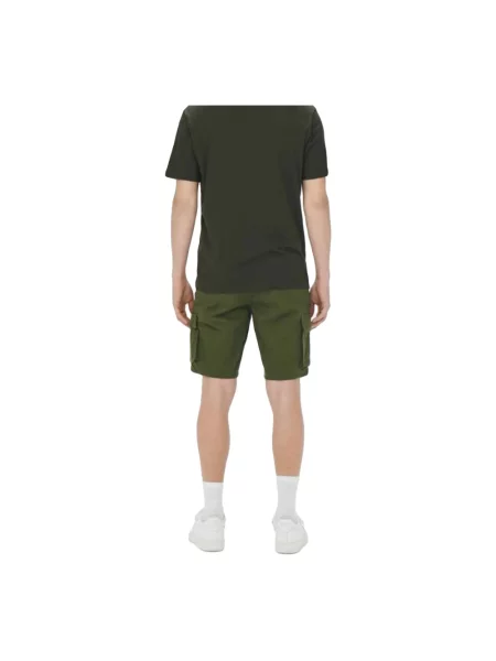 Szorty cargo Only & Sons zielone