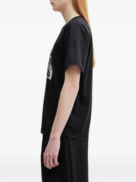Tricou Heliot Emil cu imagine negru