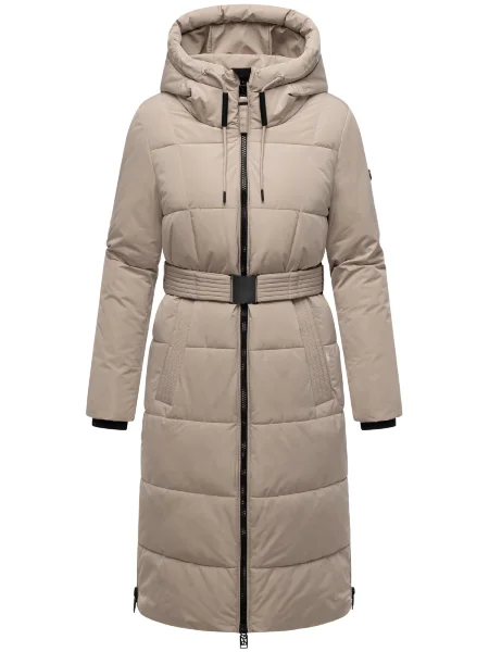 NAVAHOO Zimný kabát Herbstnebel kapučíno
