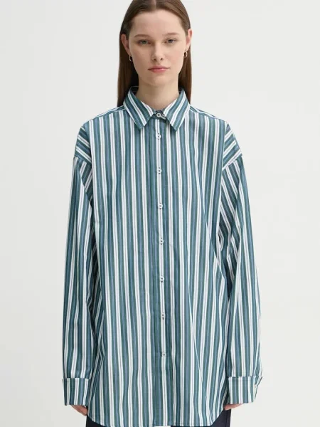 Remain camasa din femei cu guler clasic relaxed verde