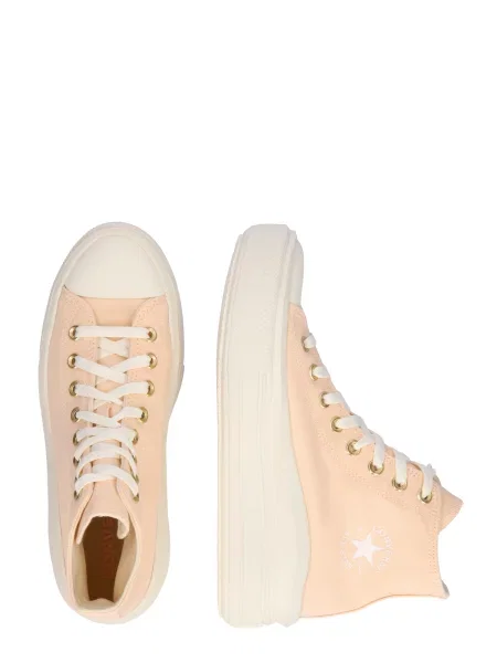 CONVERSE Členkové tenisky Chuck Taylor All Star broskyňová / biela ružová