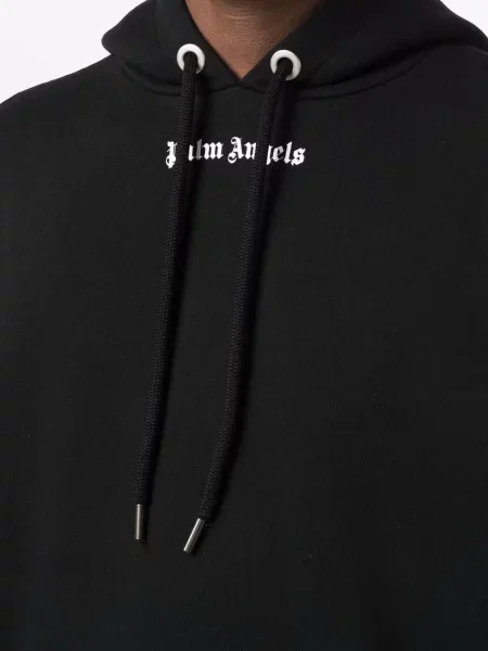 Hanorac cu glugă Palm Angels cu imagine negru