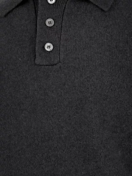 Gulerat tricou polo Amaranto gri