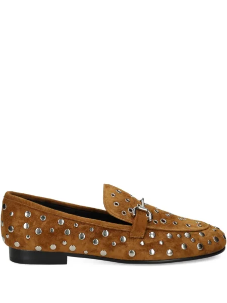 Pantofi loafer Bibi Lou cu tepi maro