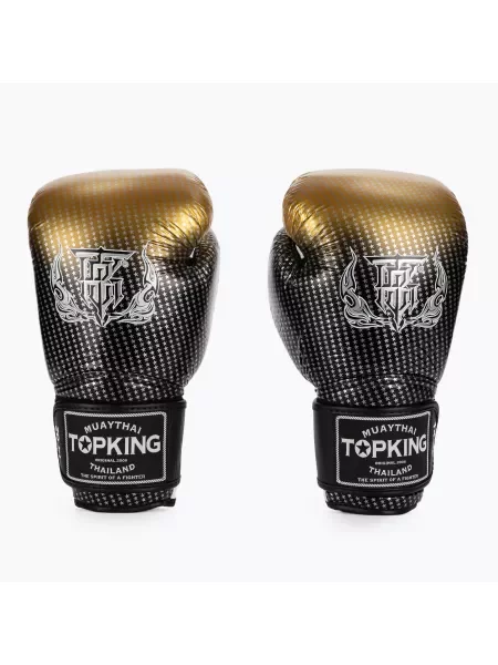 Rękawice bokserskie Top King Muay Thai Super Star Air złote