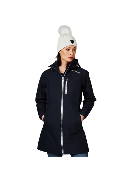 Kurtka przeciwdeszczowa Helly Hansen Long Belfast Winter niebieska
