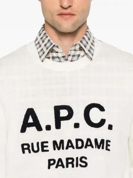Pulover A.p.c. de lână cu autograf
