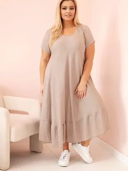 Rochie mini Kesi Włoski cu mâneci scurte scurtă de costum