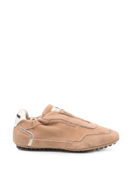 Sneakerși Alexander Smith din piele de căprioară cu imagine maro