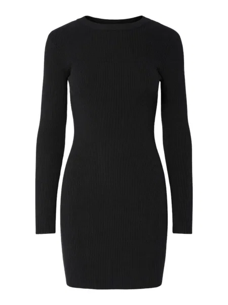 PIECES Rochie tricotat negru
