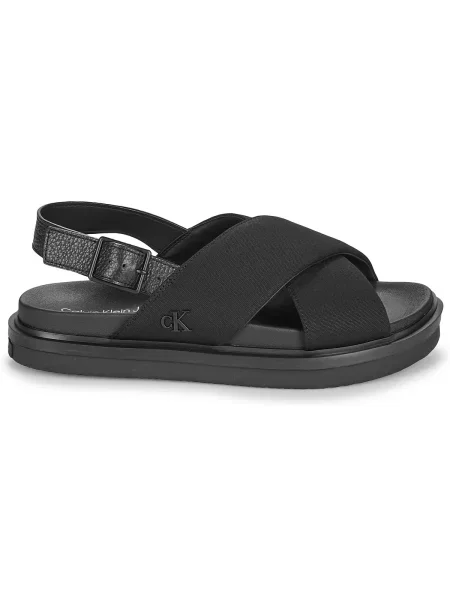 Pantofi Calvin Klein Jeans fără toc negru