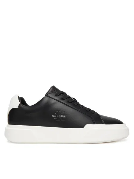 Сникърси Calvin Klein Chunky Cupsole Laceup Lth черен